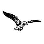 Herring Gull vector clip art